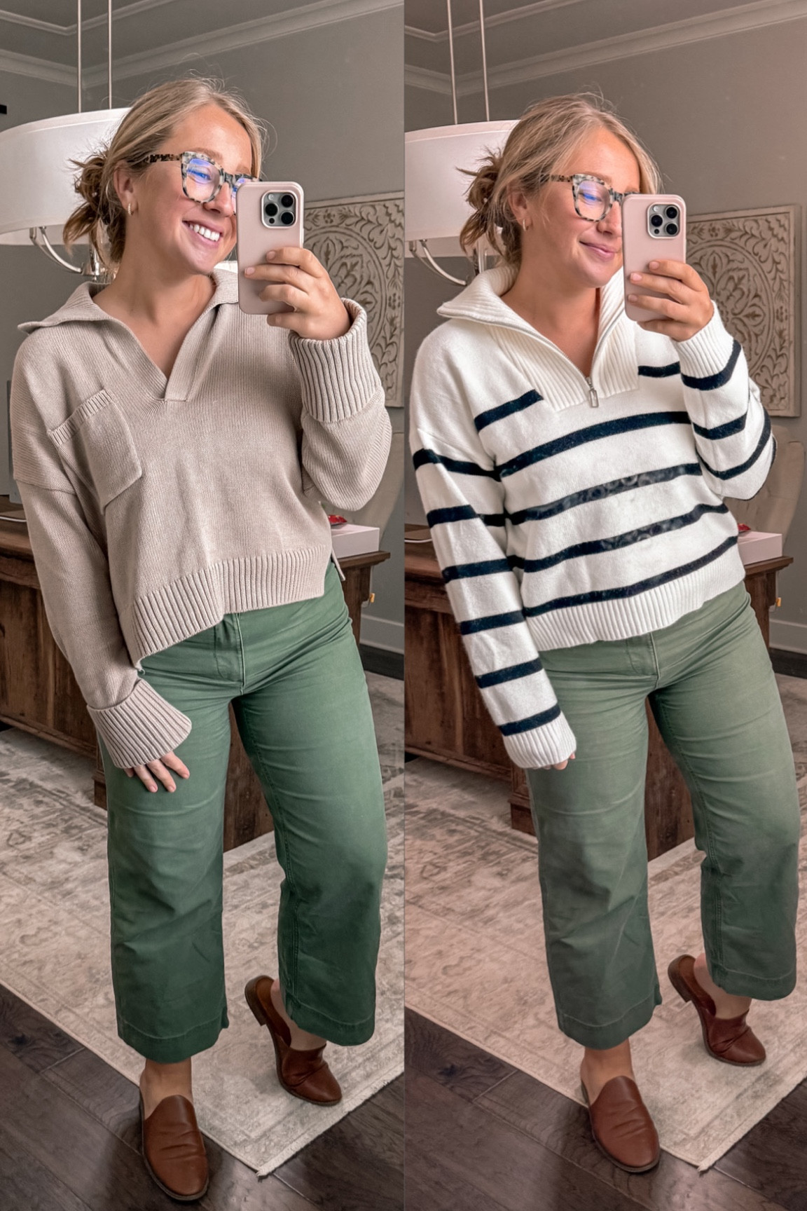 Casual teacher style - old navy pants - mom outfit - teacher outfit idea 

#LTKsalealert #LTKmidsize #LTKworkwear
