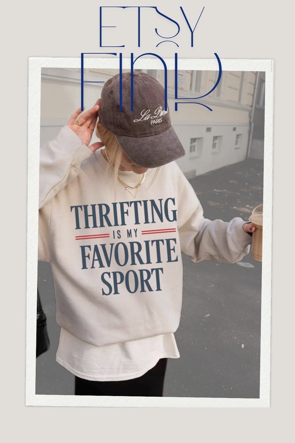 For the thrift queen - a vintage “thrifting is my favorite sport" sweatshirt! 

#LTKmomlife #LTKootd