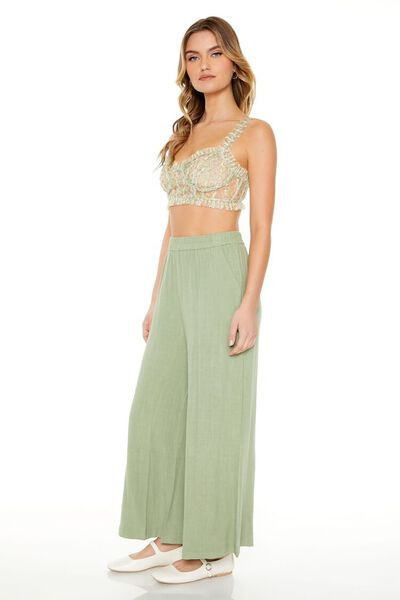 High-Rise Wide-Leg Pants | Forever 21