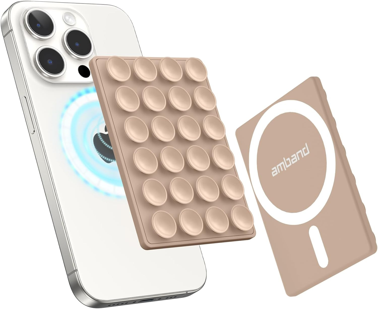 amBand Magnetic Suction Phone Mount Trendy Stocking Stuffers for Men Women Dad Mom Adults, Remova... | Amazon (US)