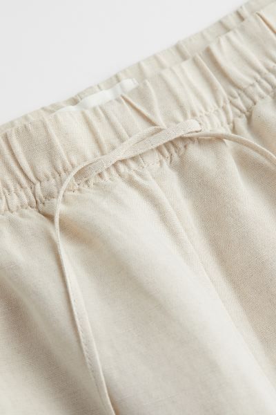 Wide-leg Linen-blend Pants | H&M (US)