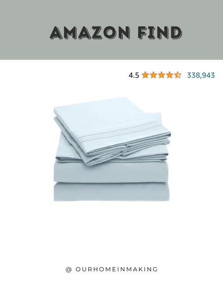 Twin XL Bedsheet Set , Amazon find today sale 

#LTKhome #LTKFind #LTKU