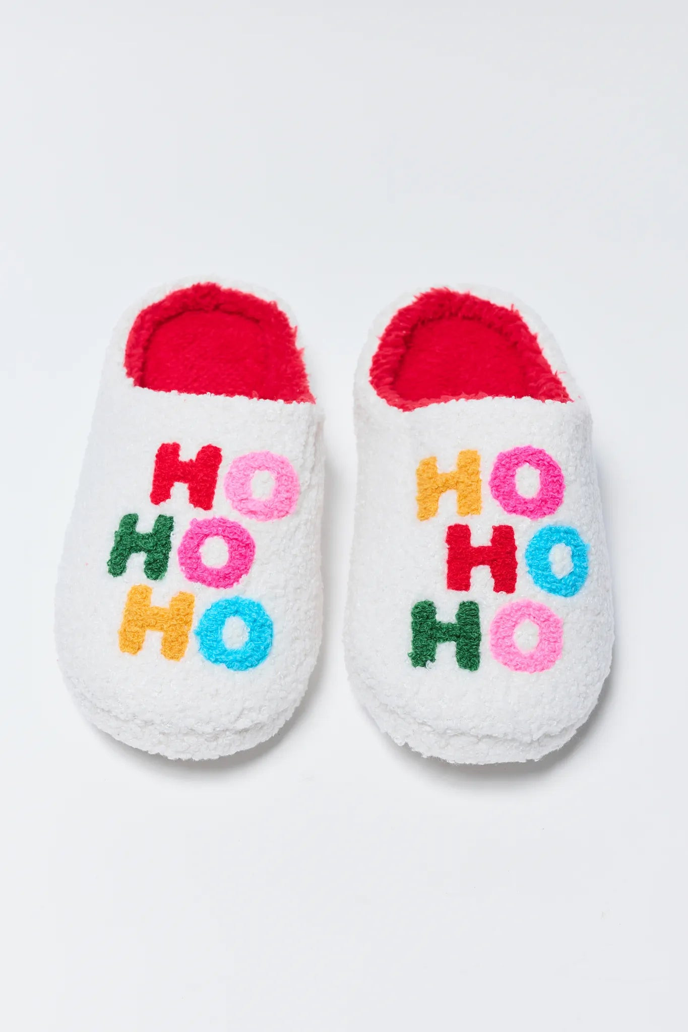 Ho Ho Ho Fuzzy Slippers | Avara