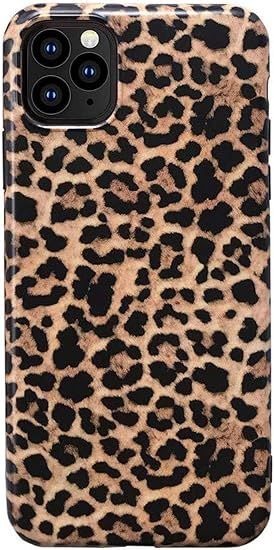 YYXIANG iPhone 11 Pro Case Leopard Cheetah Fashion Ultra SlimThin Matte Soft Flexible Rubber Gel ... | Amazon (US)