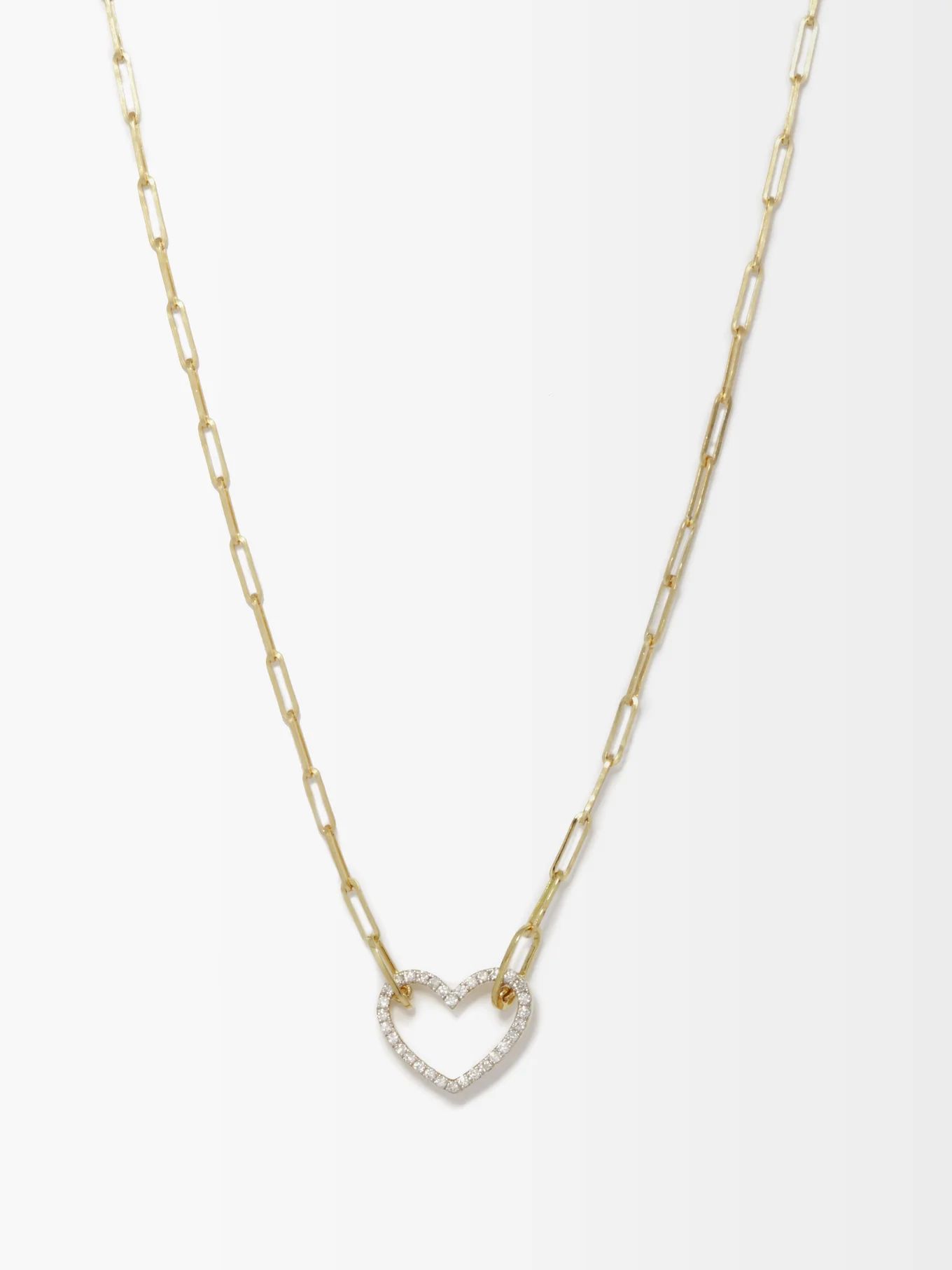 Diamond & 18kt gold necklace | Matches (UK)