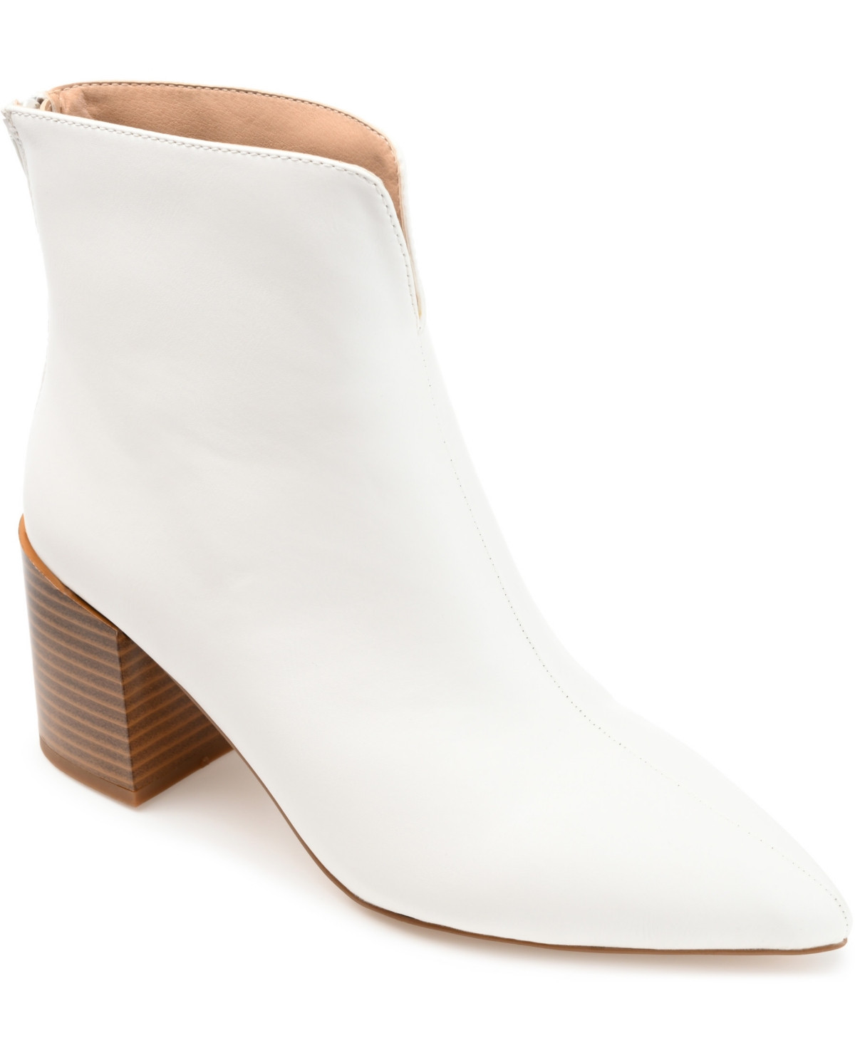 Journee Collection Women's Kayden Block-Heel Booties Women's Shoes | Macys (US)