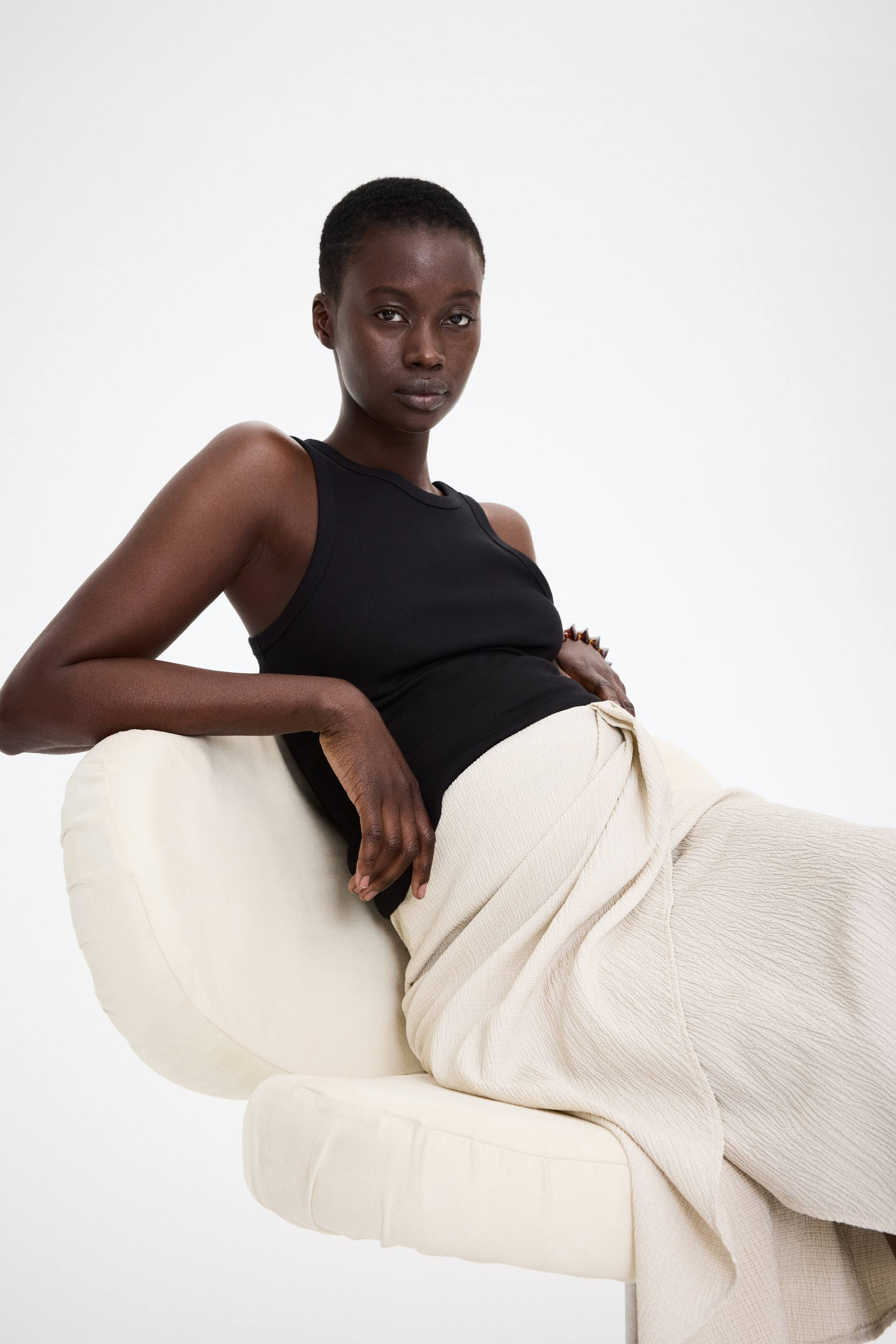 MAMA Textured Jersey Wrap Skirt | H&M (US + CA)