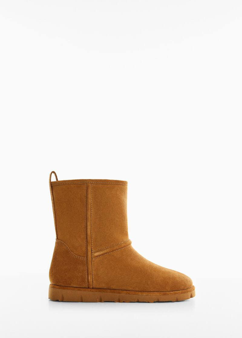Sheepskin boot -  Women | Mango United Kingdom | MANGO (UK)