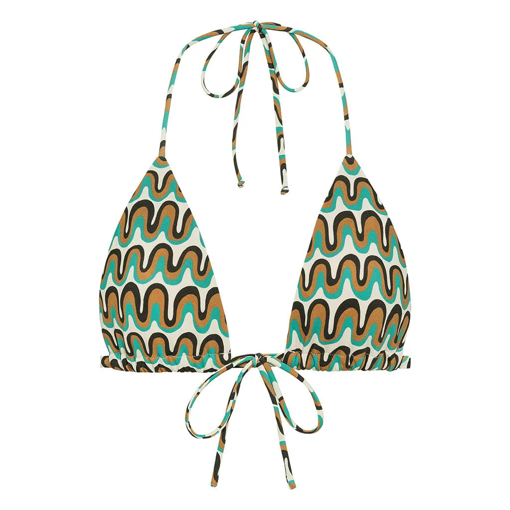 Groovy Emma Triangle Bikini Top | Shop Simon