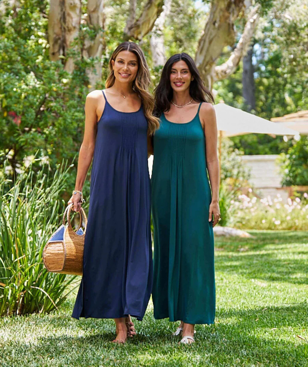 Pintuck Maxi Bra Dress | Shebird