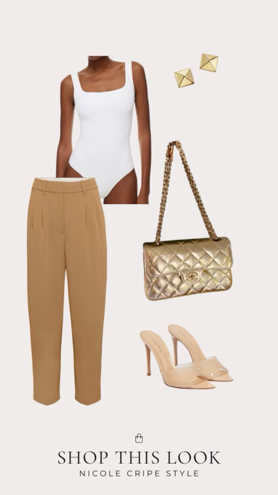 Wearing a small in the bodysuit and a 4 in the pants! 🤍

#LTKFindsUnder100 #LTKStyleTip #LTKItBag