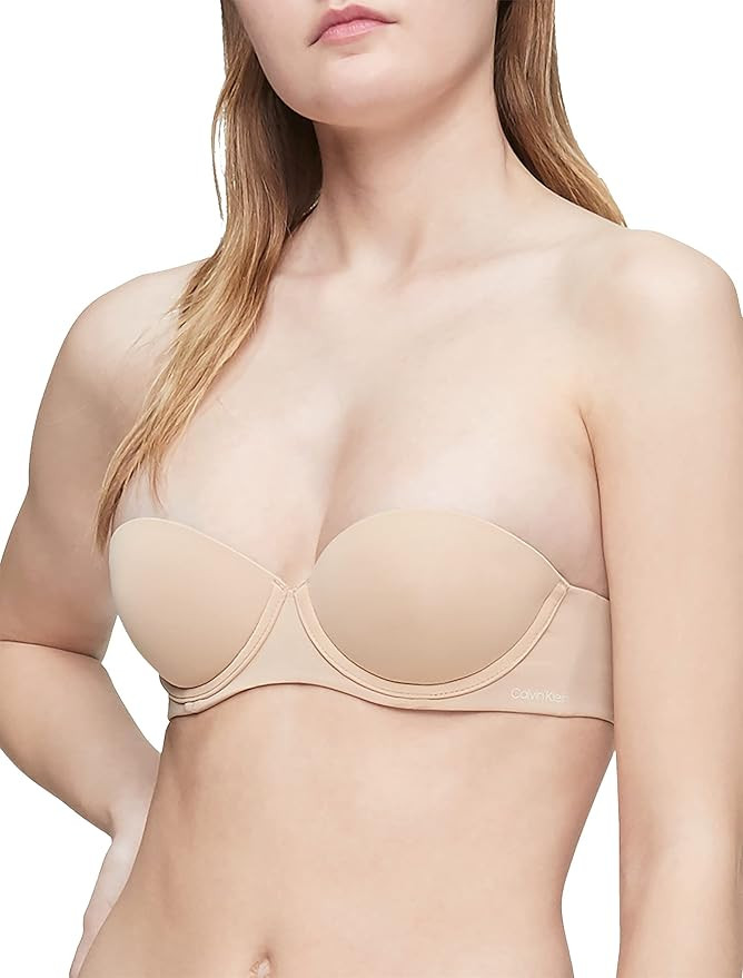 Calvin Klein Women's Perfectly Fit Strapless Convertible Push-Up Bra | Amazon (US)