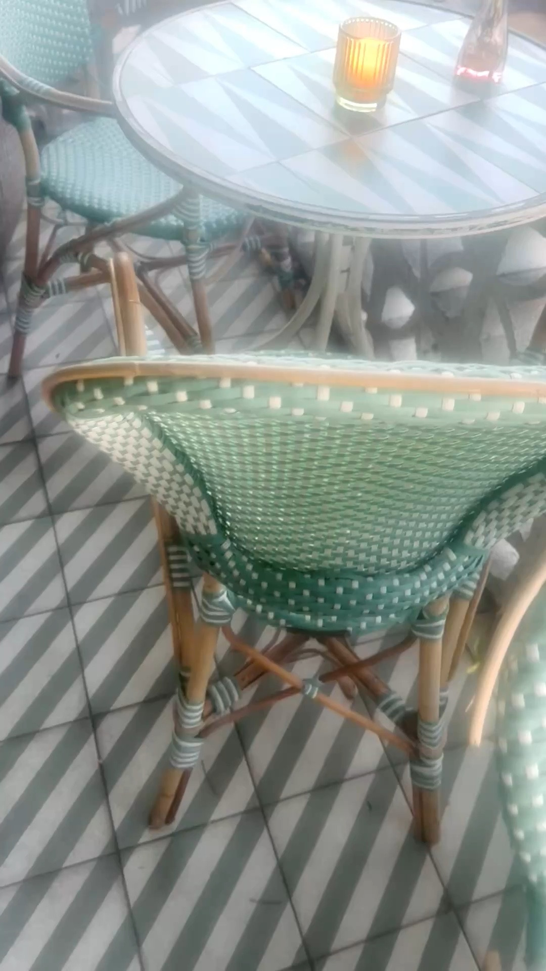 Morning from the garden — rattan dining chairs bring that relaxed coastal-chic feel, while the green tile adds a soothing touch to the space. A quiet little moment to start the day.


#BistroDiningTable
#BistroDiningChair
#Rattan
#RattanDiningChair
#GreenTile
#CoastalChic
#PatioStyle
#OutdoorDining
#AlFrescoLiving

#LTKHome #LTKdayinmylife #LTKTravel