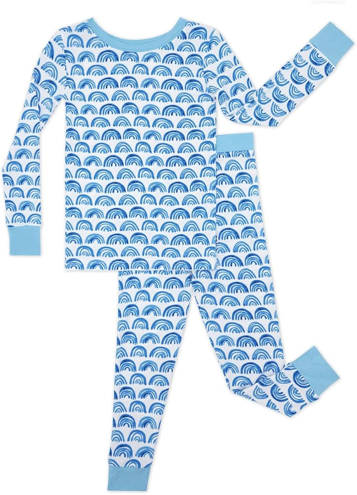 Little Sleepies Two-Piece Pajama Set for Boys & Girls, Soft Viscose from Bamboo Toddler Pajamas f... | Amazon (US)