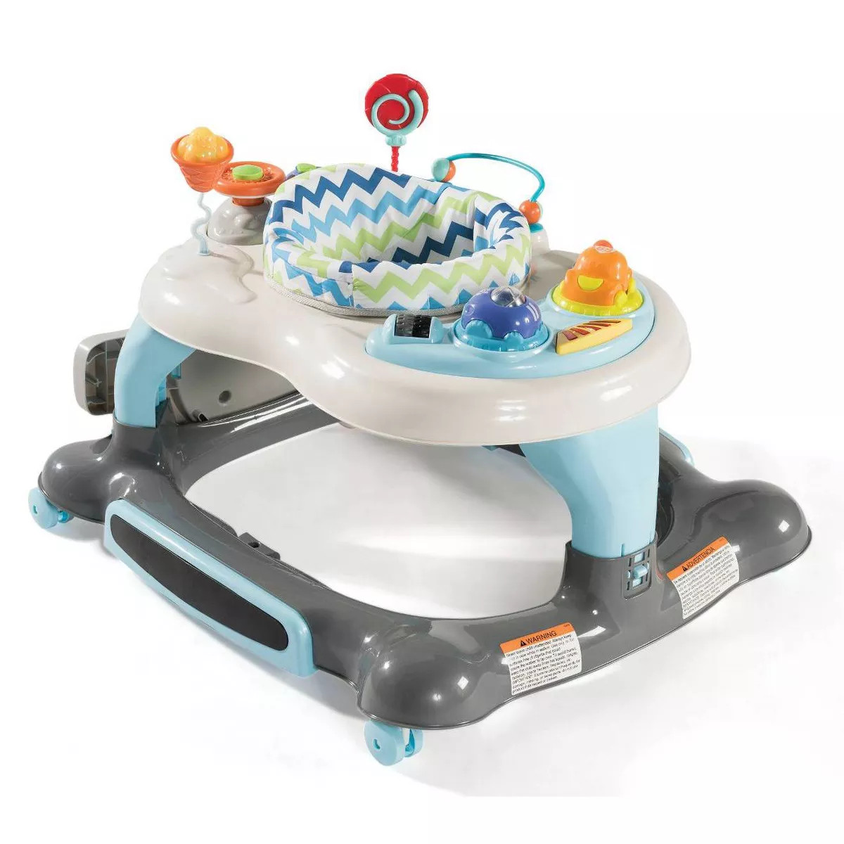 Storkcraft 3-in-1 Activity Walker and Rocker with Jumping Board and Feeding Tray - Blue | Target