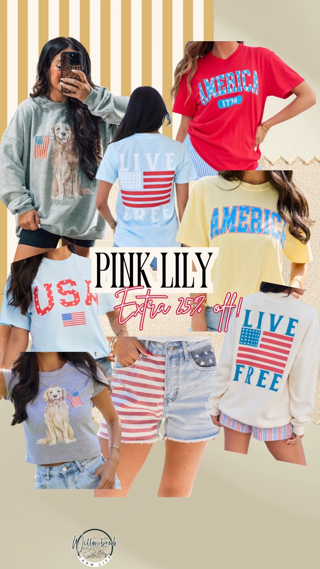 We’re getting Fourth of July ready  with Pink Lily’s adorable outfits! 
Code “USA25” for 25% off!

#LTKgrwm #LTKSeasonal #LTKSaleAlert