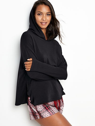 Lounge Ruffle-trim Hoodie | Victoria's Secret (US / CA )