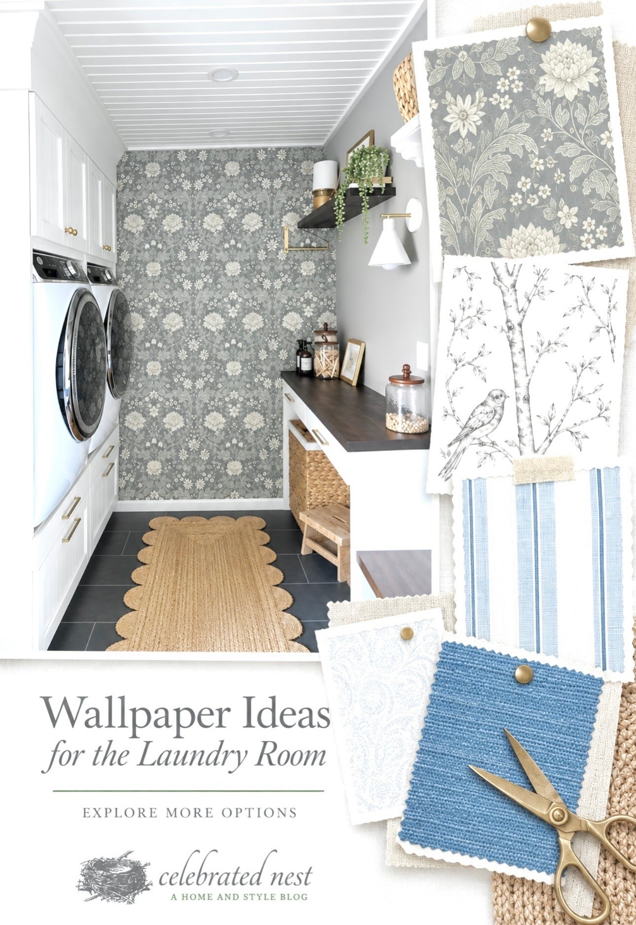 Take your laundry room from ordinary to beautiful with wallpaper! Sharing some of my favorite wallpaper options for adding pattern, personality, and a little unexpected style to one of the hardest-working rooms in the house.

#LTKHome