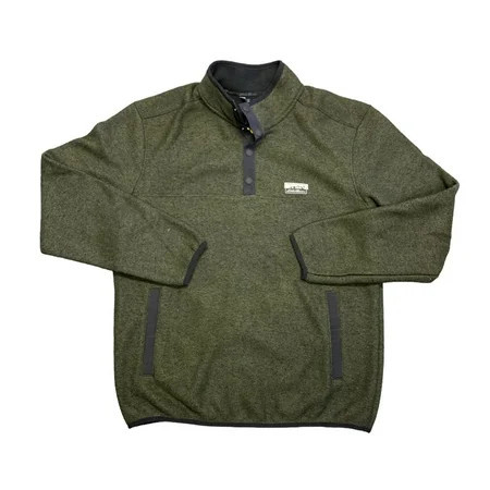 Eddie Bauer Men s Classic Fit Long Sleeve Knit Fleece Sweater (Heather Forest Night XXL) | Walmart (US)