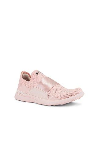 APL: Athletic Propulsion Labs TechLoom Bliss Sneaker in Nude & Black from Revolve.com | Revolve Clothing (Global)