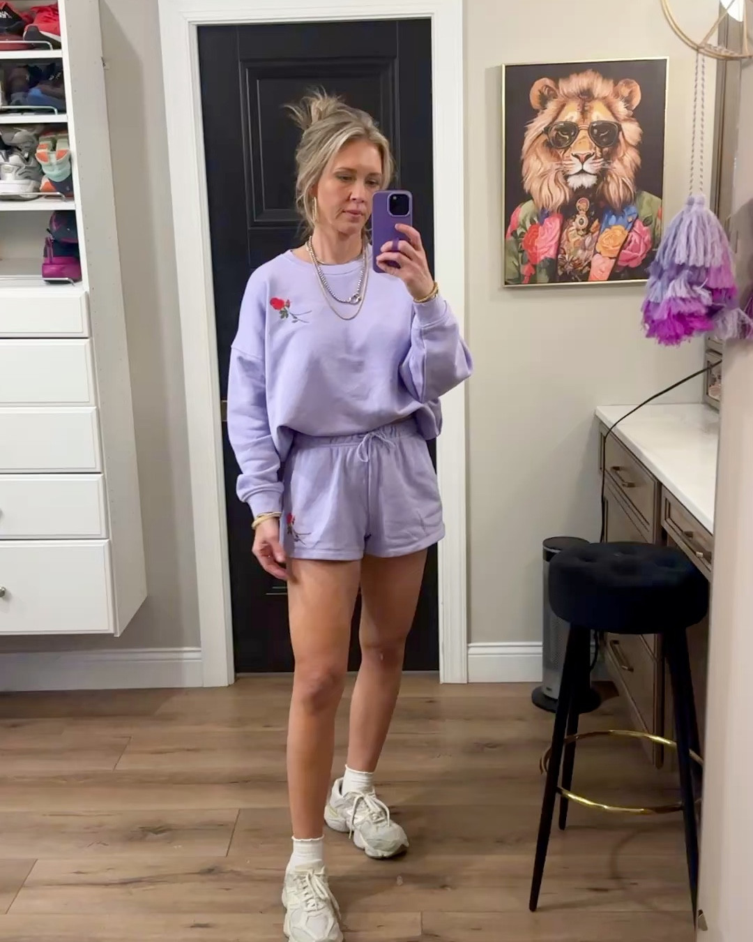 A matching set takes little effort but makes a big statement! I couldn’t walk out of the store without this set! It also has sweatpants…. an additional way to style this top! These will not last long🌹🌹

#WalmartFinds #WalmartFashion #WalmartStyle #AffordableFashion #BudgetFriendlyStyle #MatchingSet #LoungewearSet #ComfyChic #CasualOutfit #EverydayStyle #AthleisureStyle #LTKFinds #LTKStyle #LTKUnder50 #LTKCreator

#LTKootd #LTKmomlife #LTKgrwm