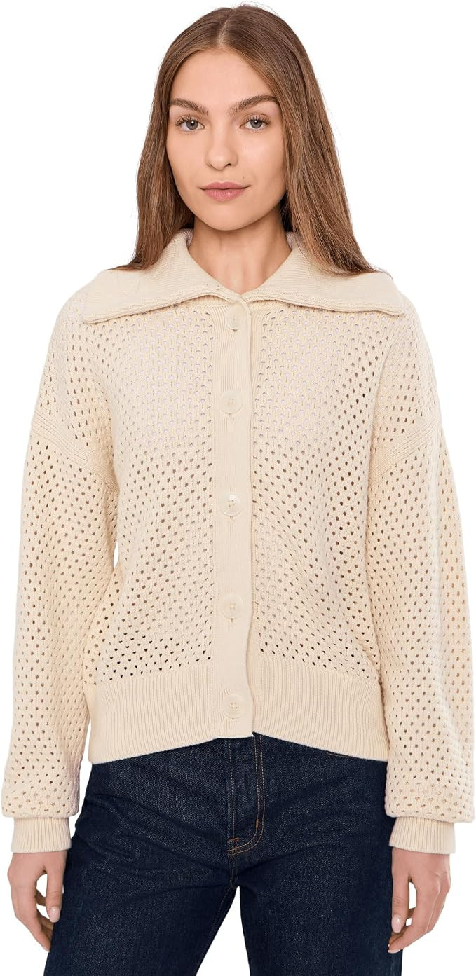 Varley Myrtle Button Through Knit | Amazon (US)