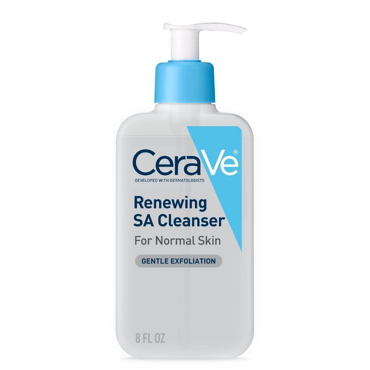 CeraVe Face Renewing SA Cleanser, Salicylic Acid Cleanser - 8oz | Target