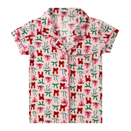 Short-Sleeve Christmas Pajama Shirt | Five Below