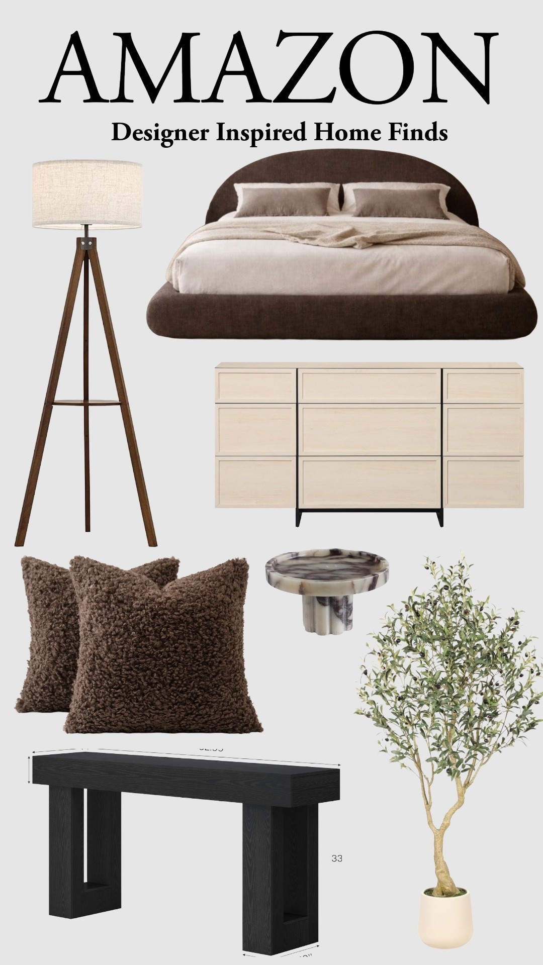 Designer inspired Amazon home finds 🤎



Designer-inspired Amazon home finds, luxury-look home decor for less, affordable designer home dupes, chic Amazon home decor, high-end style on a budget, modern neutral home decor, aesthetic living room finds, coffee table decor, stylish home accessories, Amazon home must-haves, elegant home styling ideas, trendy interior decor, budget-friendly luxury home pieces, bedroom refresh, bedroom decor ideas, bedding ideas, bedroom styling ideas, bedroom must haves, bed frame, cloud bed frame, bedroom lighting 

#LTKhome #LTKwinter #LTKcanada