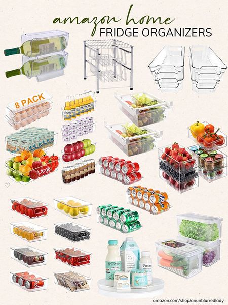 Fridge organizers on Amazon home! Keep your refrigerator clean and organized with these finds! #amazonhome // amazon storage, amazon organization, amazon kitchen finds

#LTKFind #LTKSeasonal #LTKhome
