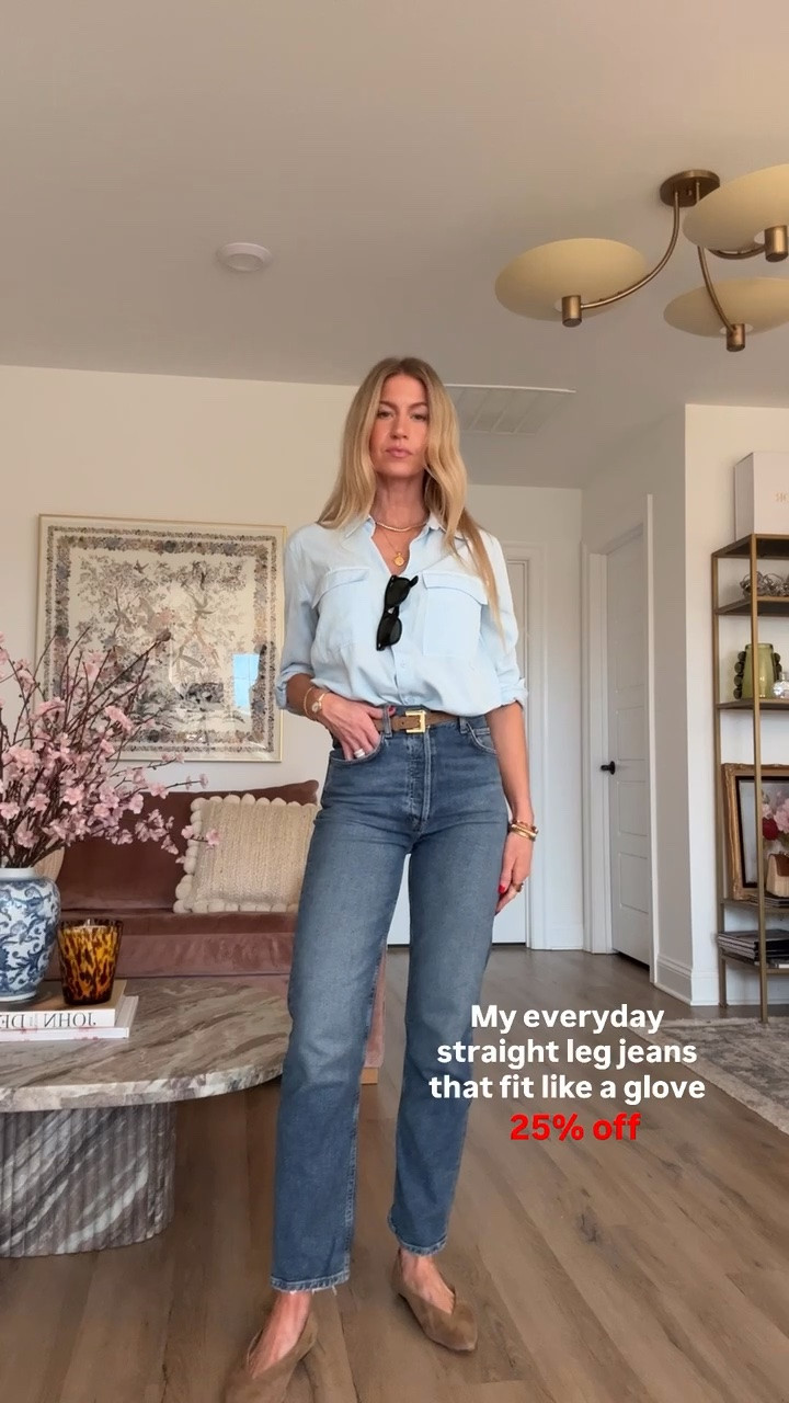 My everyday straight leg jeans are 25% off.

#LTKootd #LTKSaleAlert #LTKSeasonal