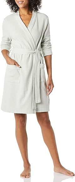 Amazon Essentials Women's Lightweight Waffle Mid-Length Robe | Amazon (US)