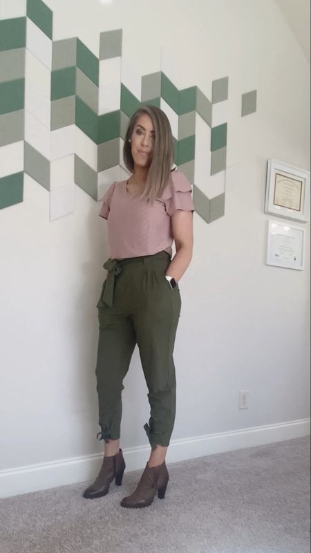 Check out these 3 cute outfits for tall women that are perfect for the transition from Winter to spring! All pieces including booties are under $50. Booties are from Old Navy. Everything else is Amazon. I also used a b.tan self tanner that I’m now officially obsessed with! It’s also from Amazon and doesn’t turn out streaky or orange. It’s on major sale right now for $5!

Pink top - Size M
White top - Size M
High waisted green pants - Size M
Brown Booties - Size 11 

Amazon Fashion
Work outfits
Tall women finds
Tall women fashion
Tall lady fashion
Tall women denim
Amazon fashion finds 
Spring fashion
Old Navy Fashion
sunless tanner
Self tanner

#LTKstyletip #LTKworkwear #LTKfindsunder100