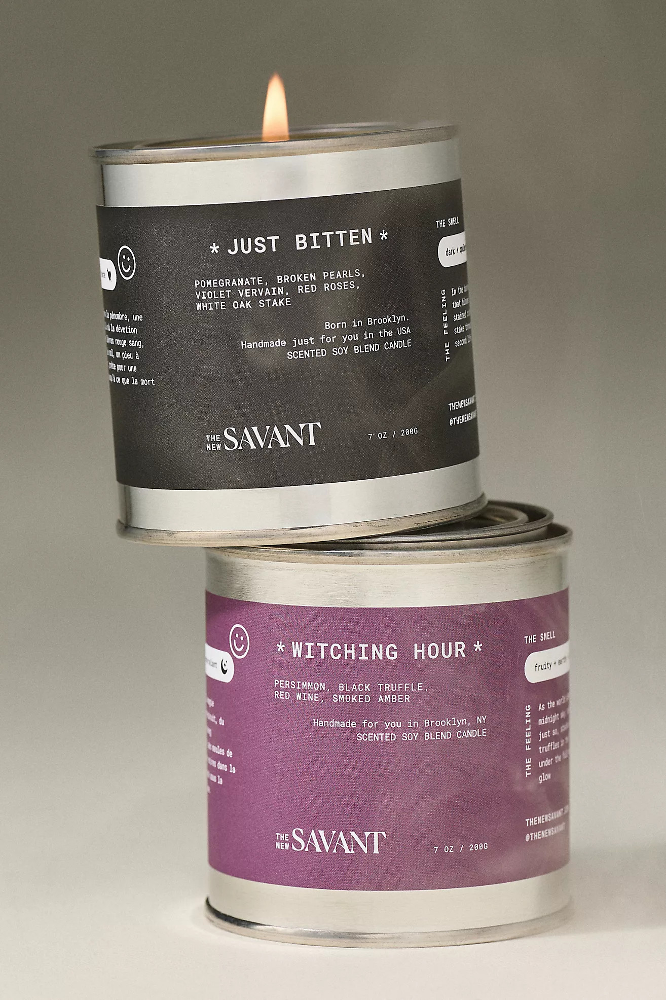 The New Savant Fruity Witching Hour Tinned Candle | Anthropologie (US)