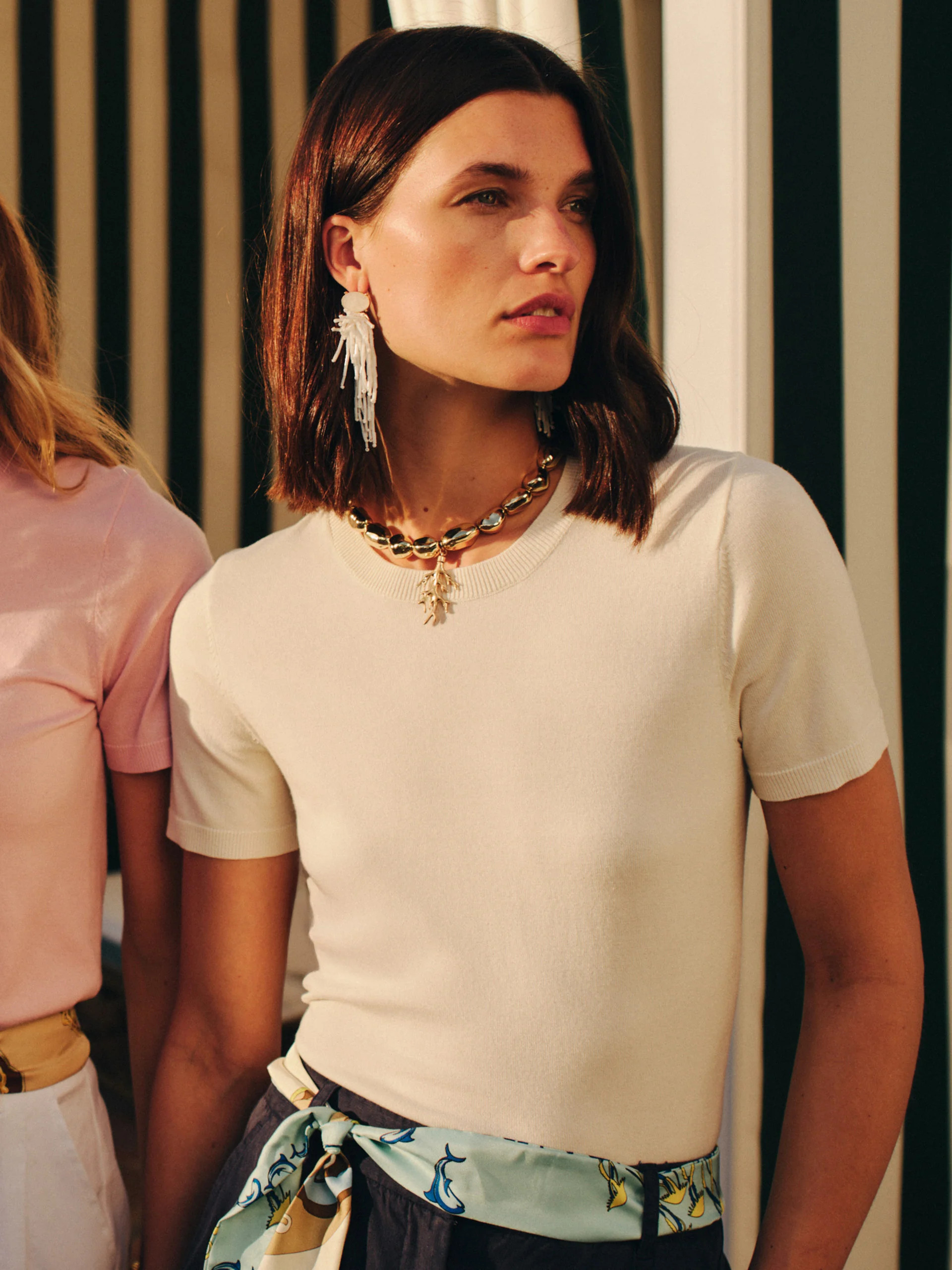 Ivory Solid Joelle Sweater | Women's Sweaters | J.McLaughlin | J.McLaughlin