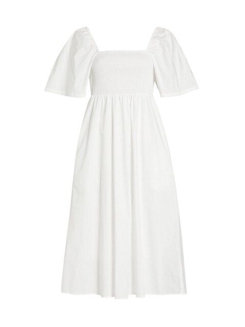 Joshagz Smocked Cotton Dress | Saks Fifth Avenue