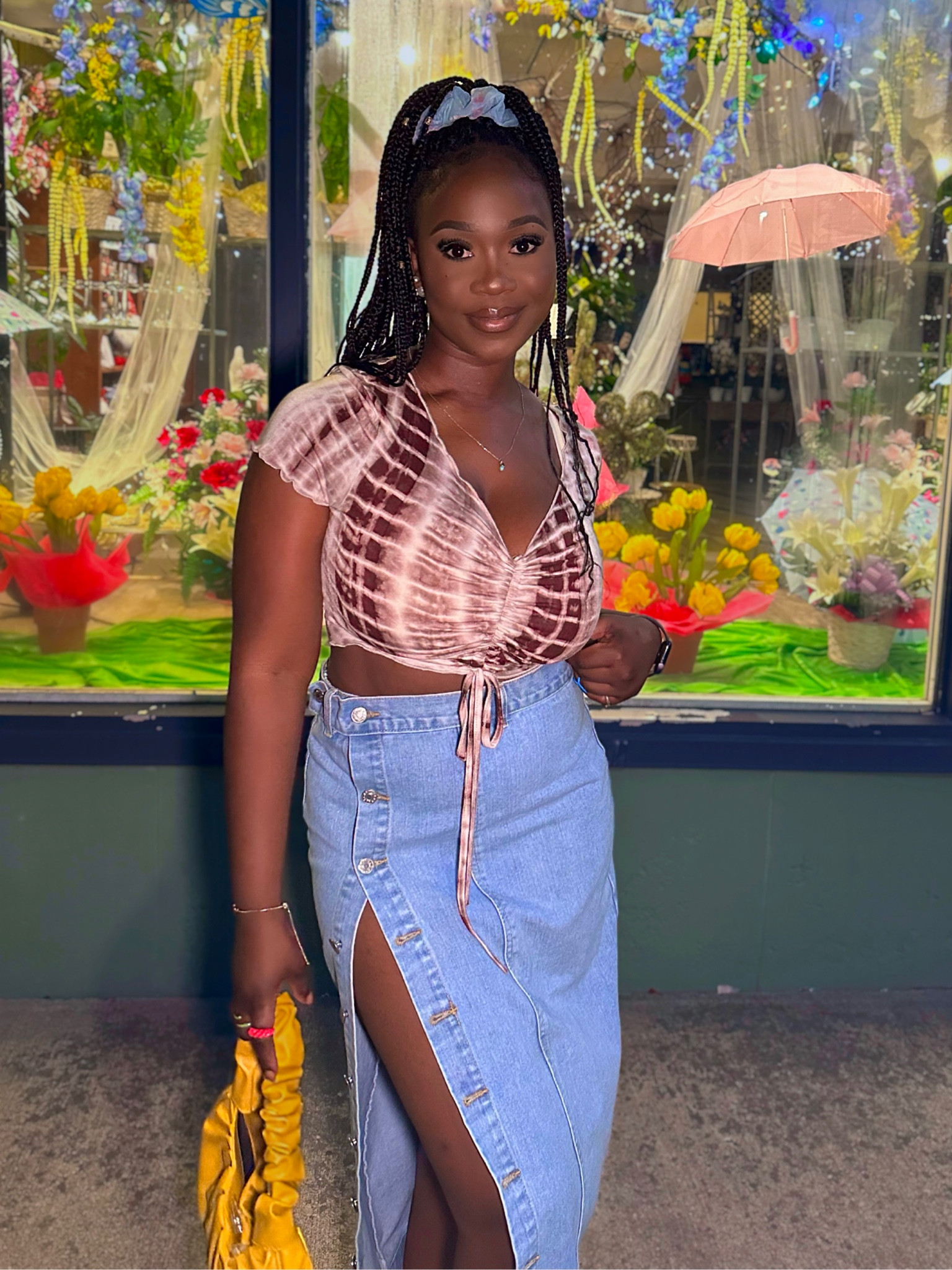 The cutest maxi denim skirt for date night. Perfect end of summer/fall transition piece 🤎

#LTKunder50 #LTKFind #LTKitbag