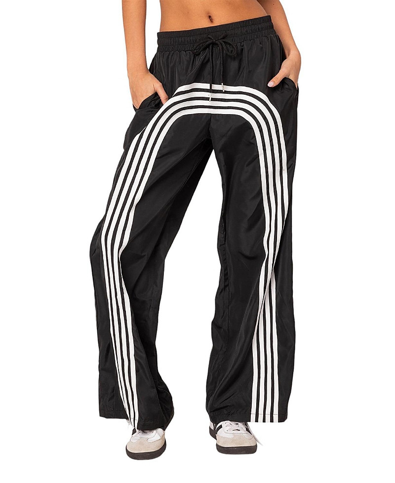 Edikted Wilda Striped Nylon Track Pants | Bloomingdale's (US)