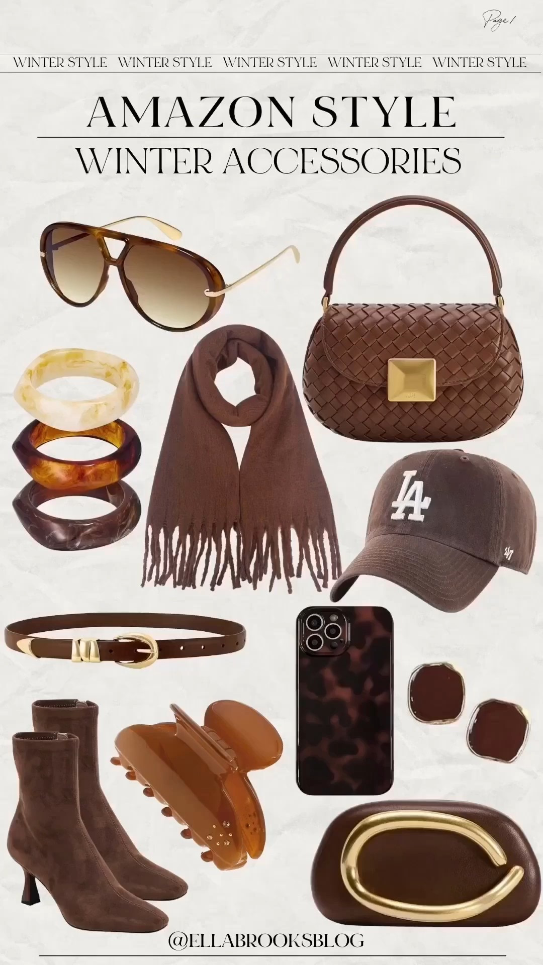 Amazon winter accessories 🤎

Amazon purse, brown woven bag, brown suede boots, suede booties, brown chunky scarf, statement earrings

#LTKFindsUnder50 #LTKFindsUnder100 #LTKSeasonal