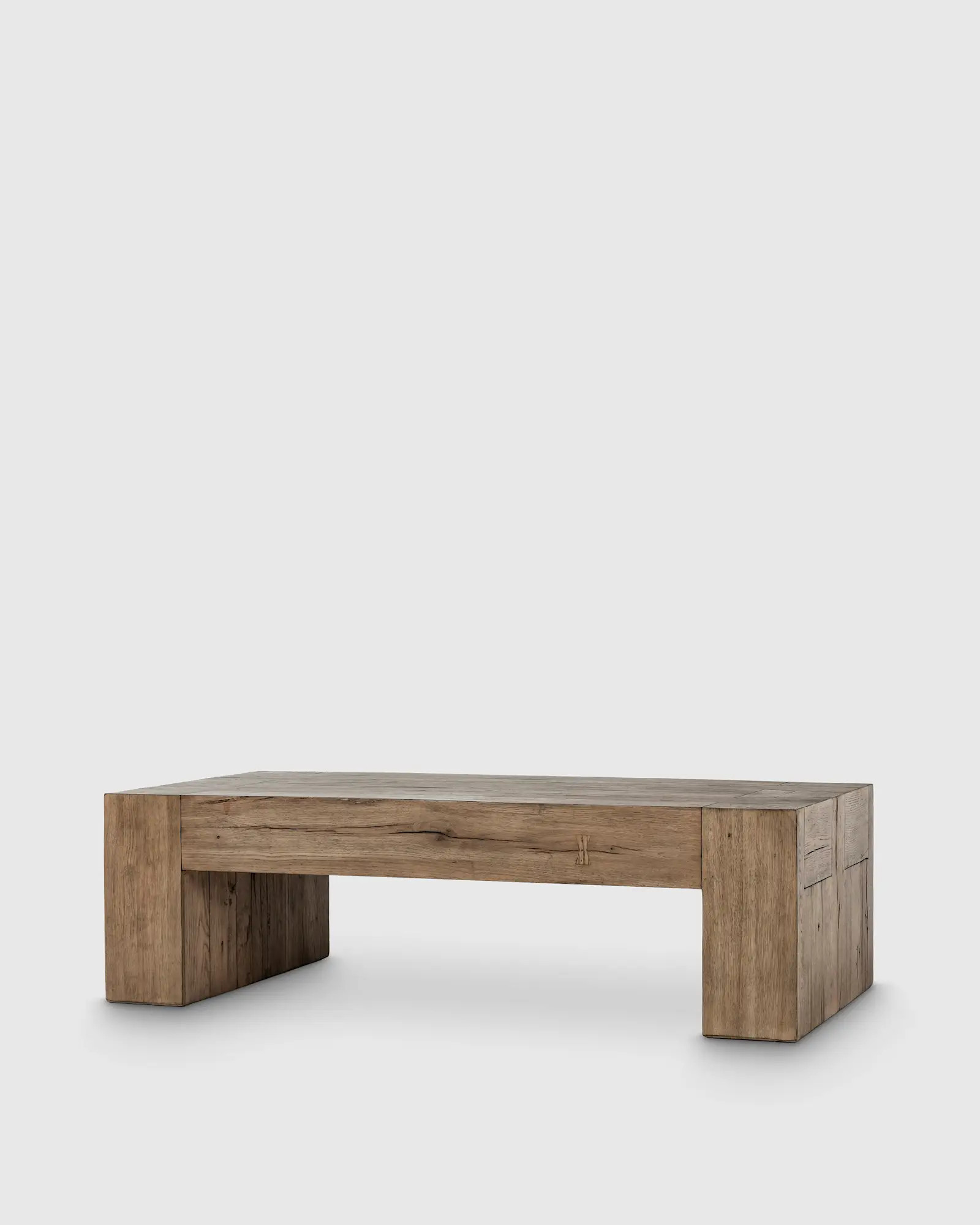 Reclaimed Oak Waterfall Coffee Table | Quince