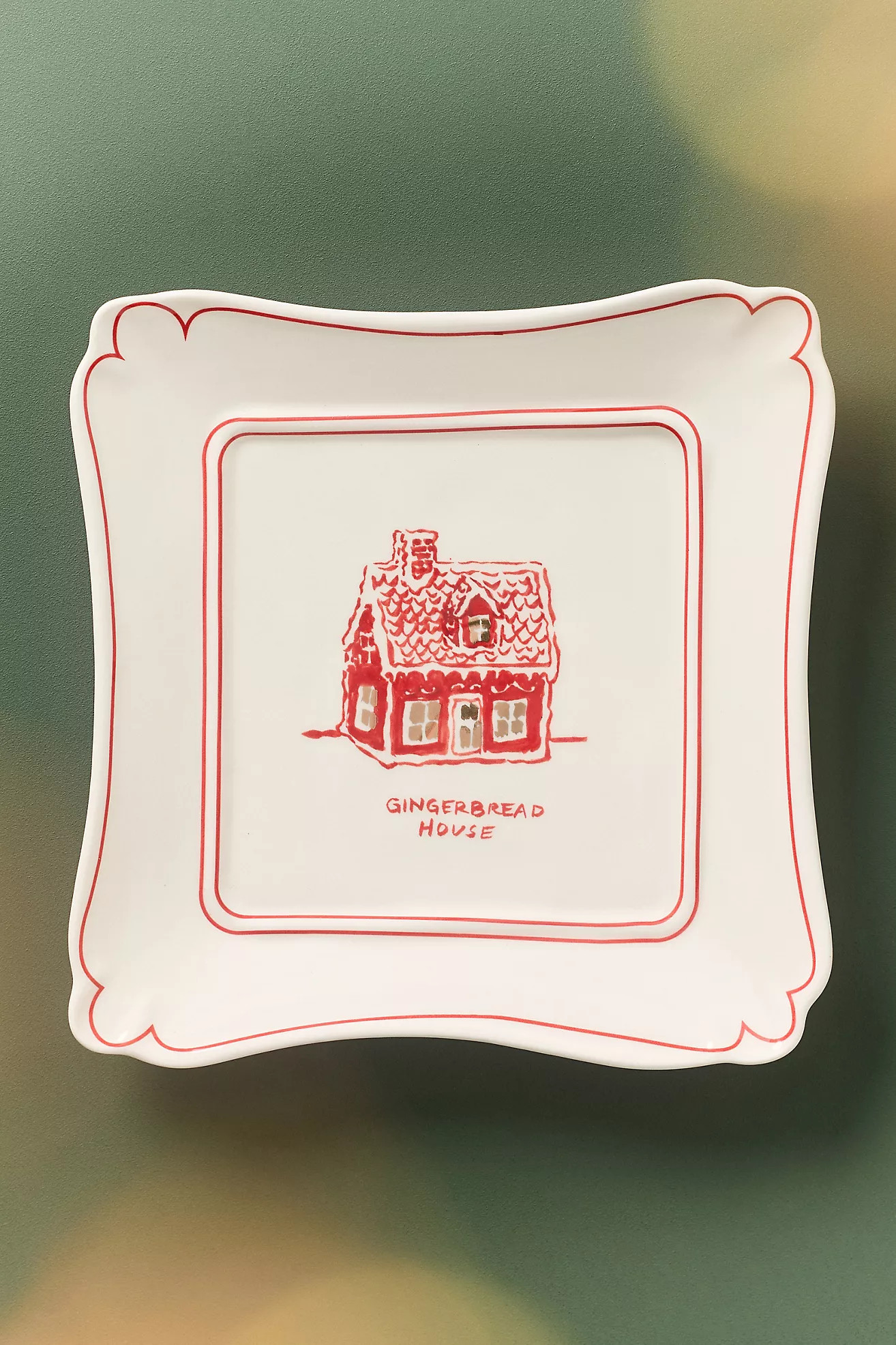 Molly Hatch Stoneware Holiday Dessert Plate | Anthropologie (US)