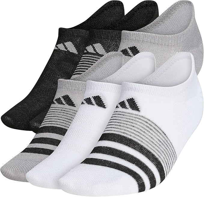 adidas Women's Superlite Super No Show Socks (6-Pair) | Amazon (US)