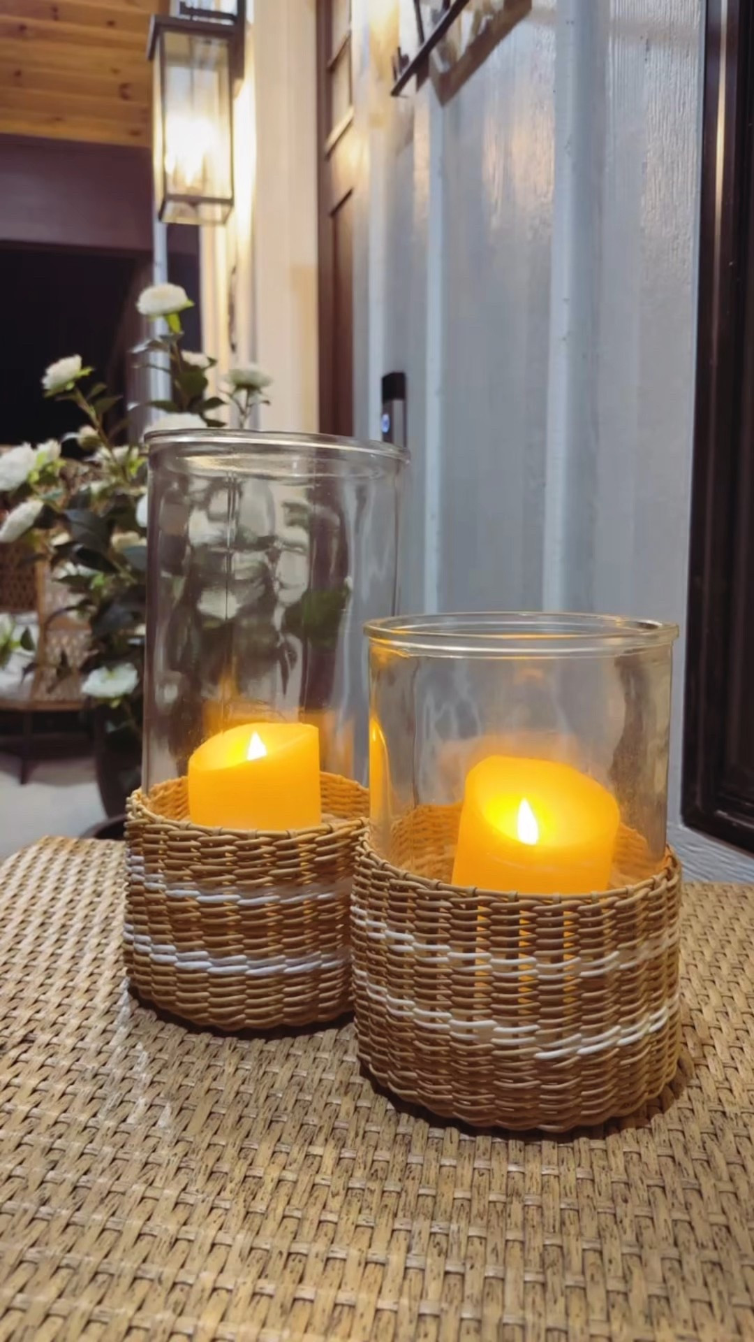 Front porch decor🕯️✨