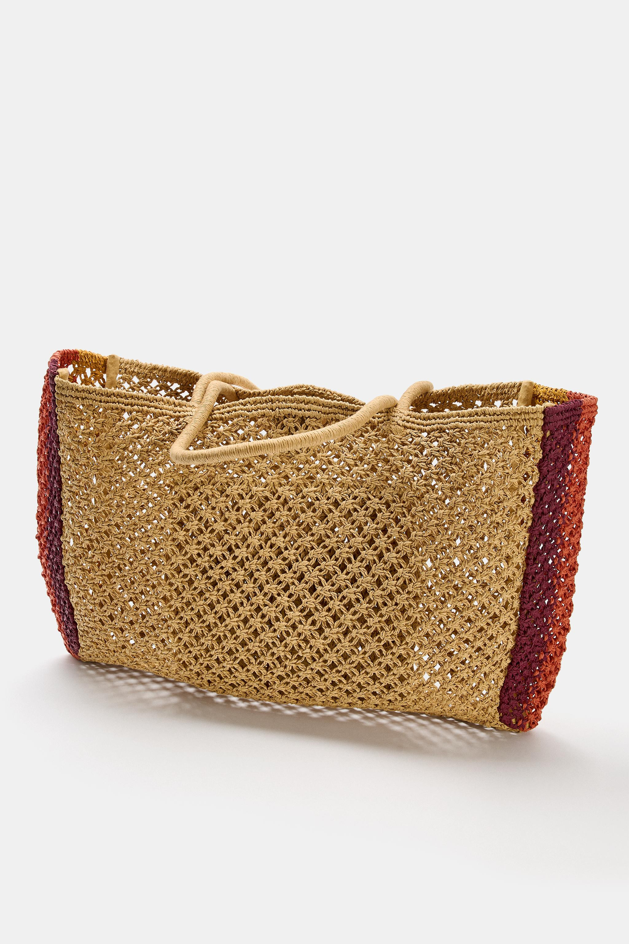 COMBINED WOVEN EFFECT SHOPPER | Zara Canada