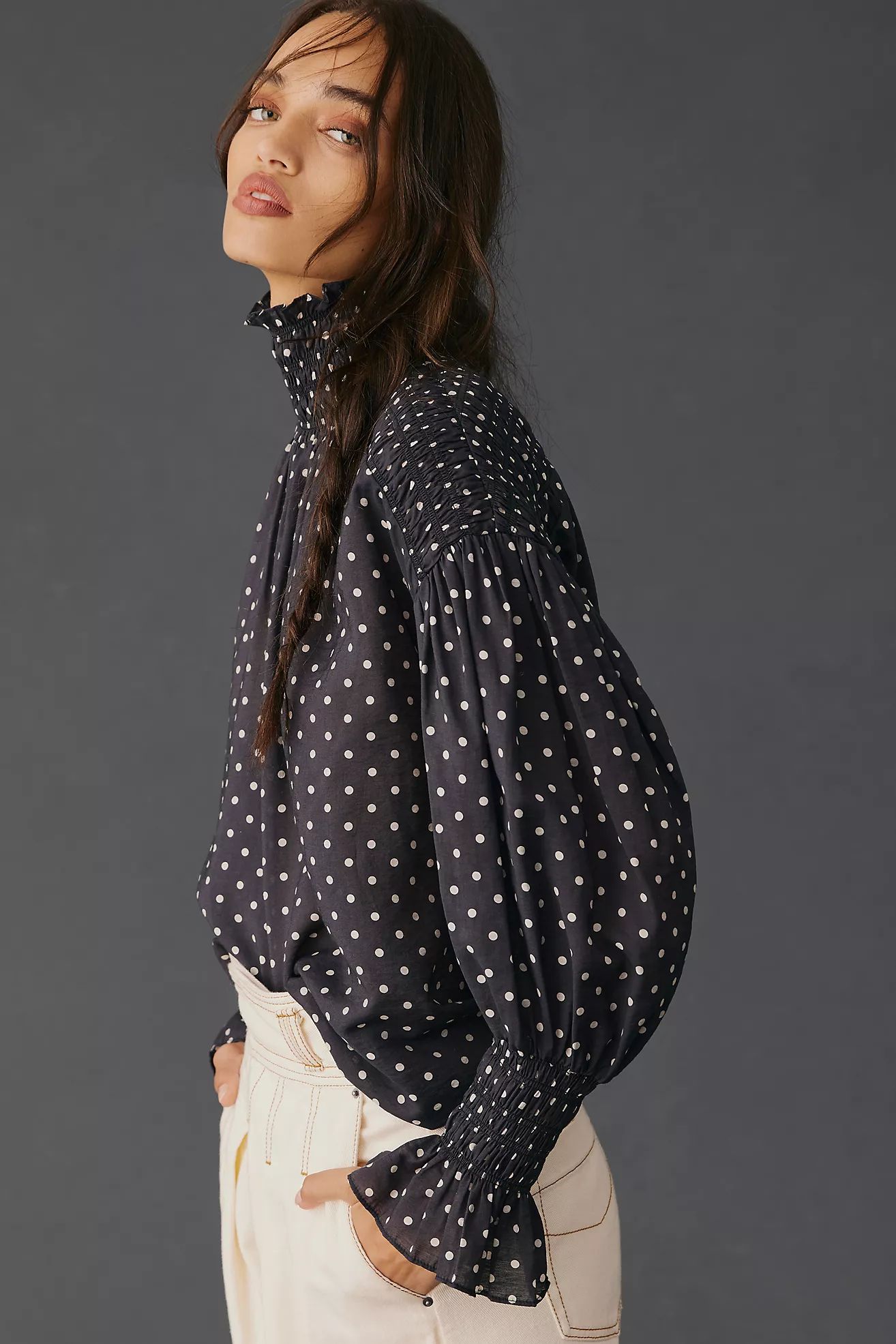 Hope for Flowers by Tracy Reese High-Neck Blouse | Anthropologie (US)