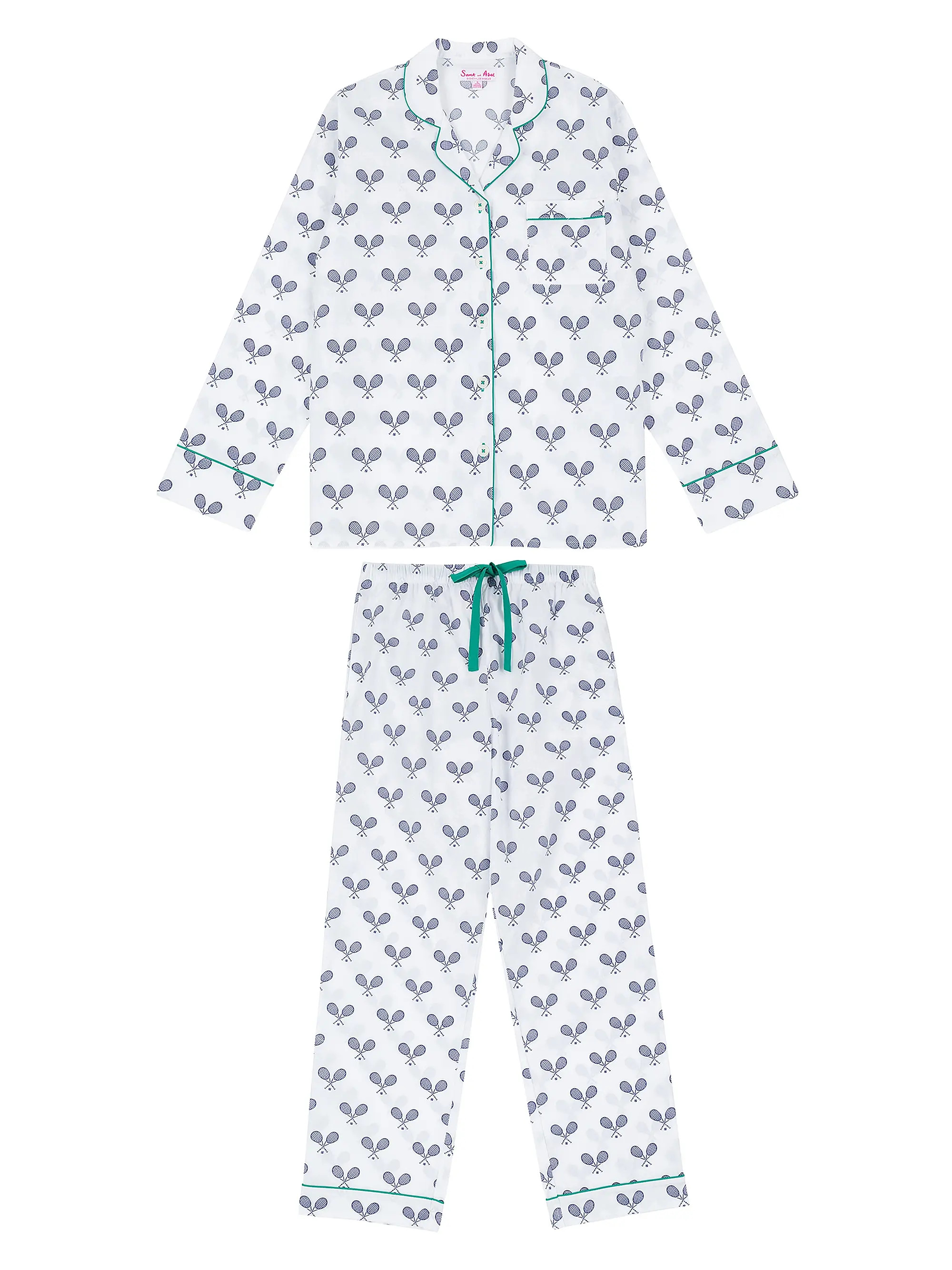 Sant and Abel Women's Tennis Long Pajama Set | Saks Fifth Avenue | Saks Fifth Avenue