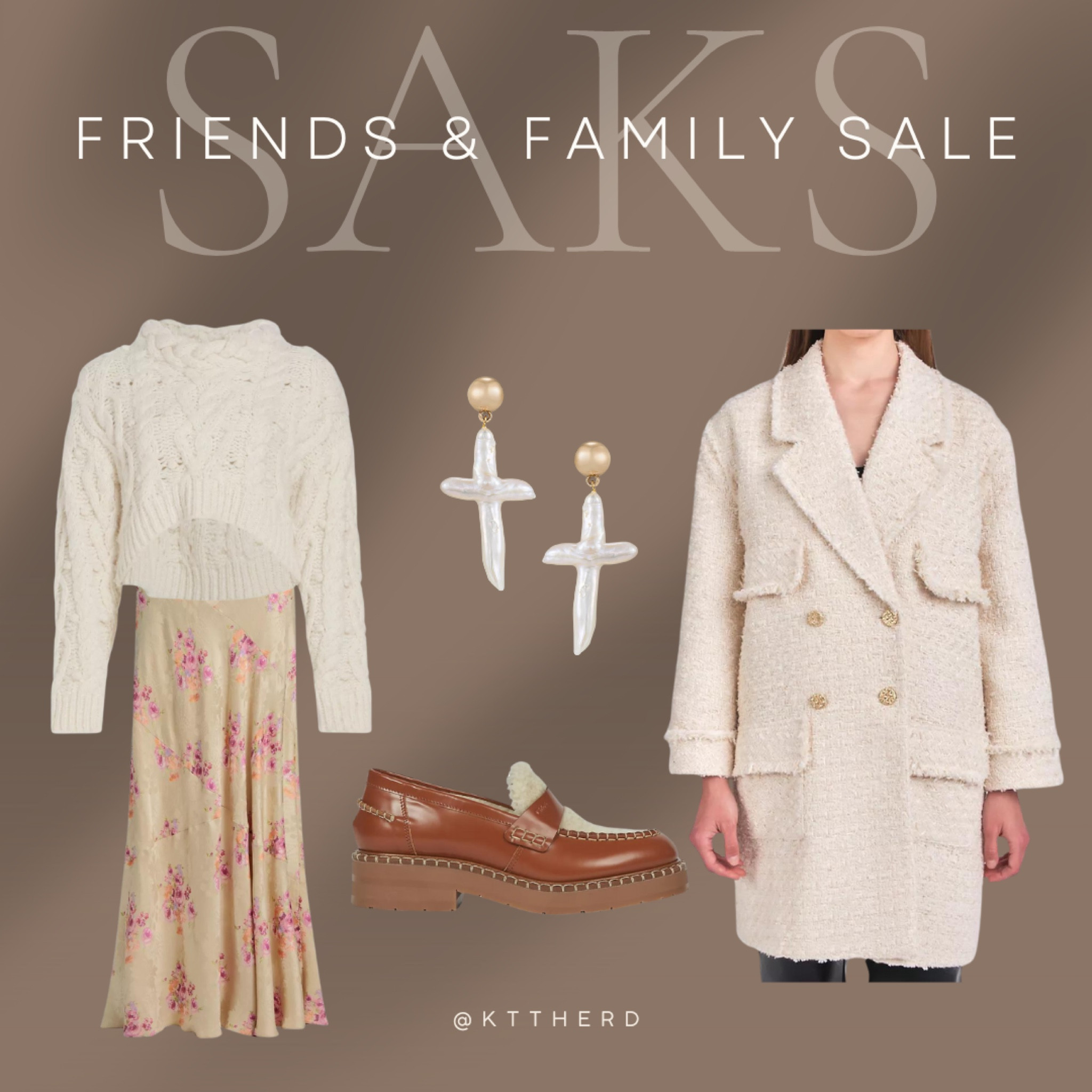 Neutral picks from the Saks Friends & Family Sale! So much loveshackfancy! Winter and spring wear! #designersale #sale #coat #skirt #styleinspo #chloe #girly

#LTKsalealert #LTKfindsunder50 #LTKfindsunder100