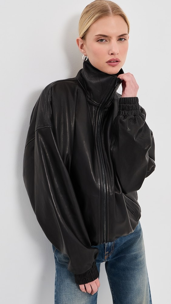 Leather Bomber Jacket | Shopbop