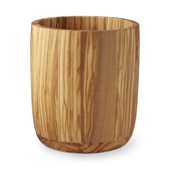 Olivewood Utensil Holder | Williams-Sonoma