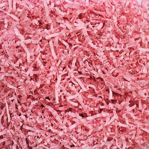 GoooodGift - 3 oz - Pink - Crinkle Cut Paper Shred Filler for Gift Wrapping, Gift Box Stuffing Birthdays, Basket Filling Mother's Day Christmas | Amazon (US)